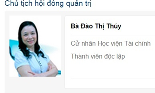 Bà Đào Thị Thúy làm Chủ tịch của OceanBank