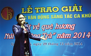 NSƯT Đào Thi Lộc với ca khúc 