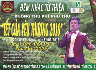 Ca sĩ Đào Tiến Lợi – Sao Mai 2005: “Tết của yêu thương 2016”
