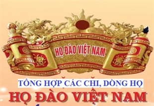 Thông báo bổ sung các chi, dòng họ Đào Việt Nam