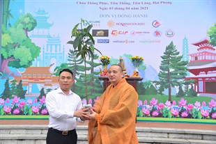 Chương trình “Chùa xanh”: Trồng cây tại chùa Thắng Phúc, Hải Phòng